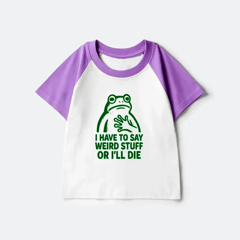 kids frog meme t-shirt free shipping