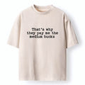 Kyoto-Lion Relatable Work Salary Funny Quote Washed T-Shirt