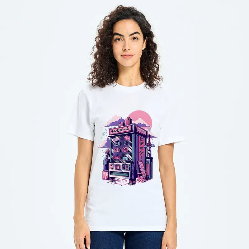 Japanese vending machine shirt on sale