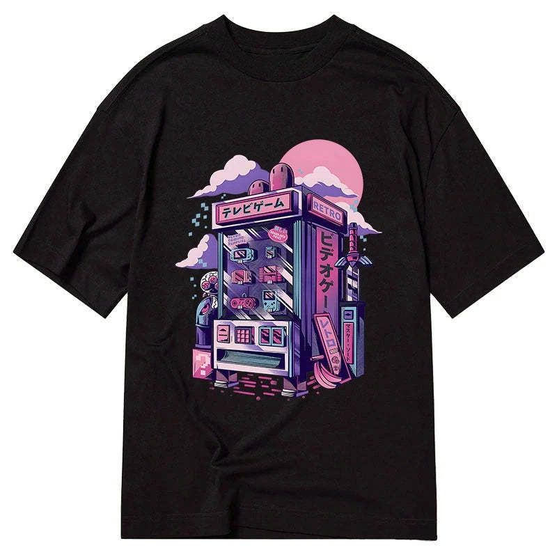 Kyoto lion retro unisex cotton t-shirt