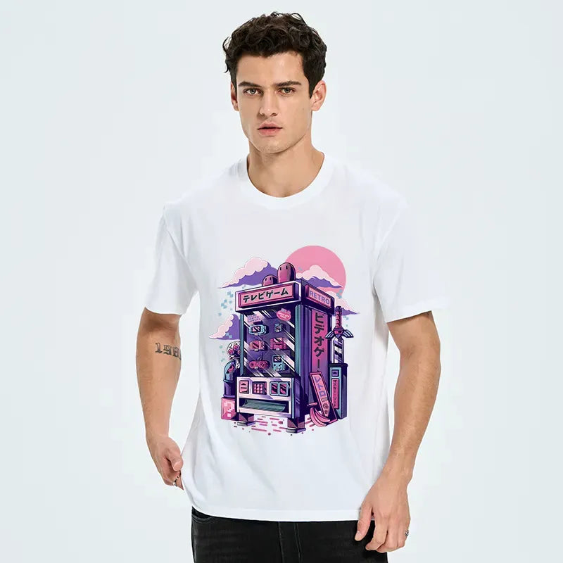 Kyoto lion retro unisex cotton t-shirt