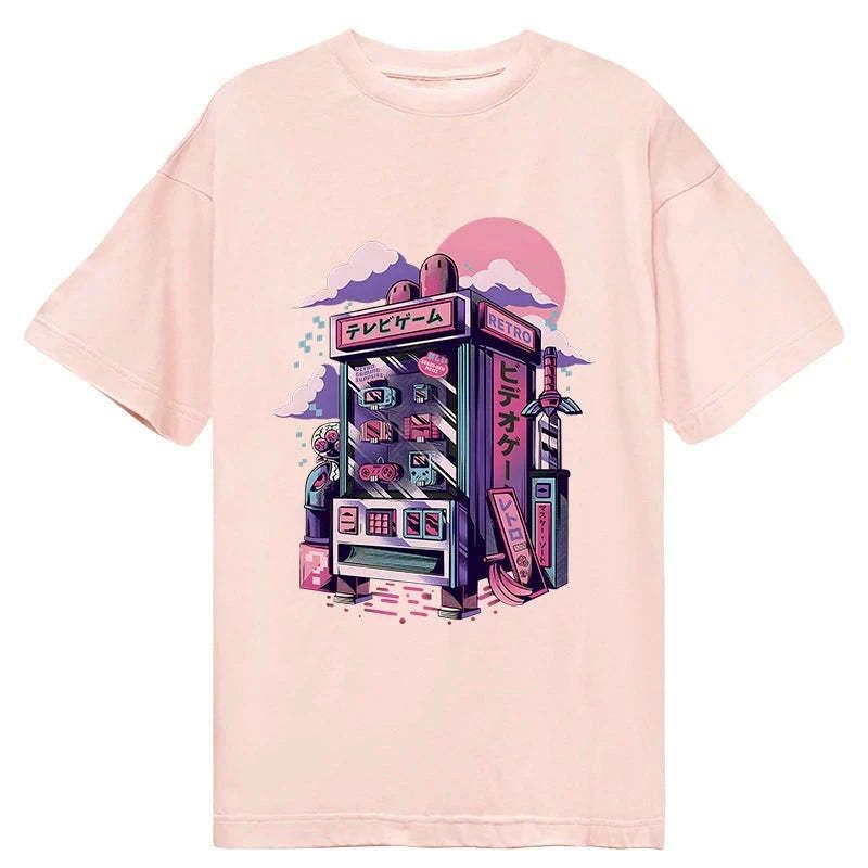 Kyoto lion retro unisex cotton t-shirt