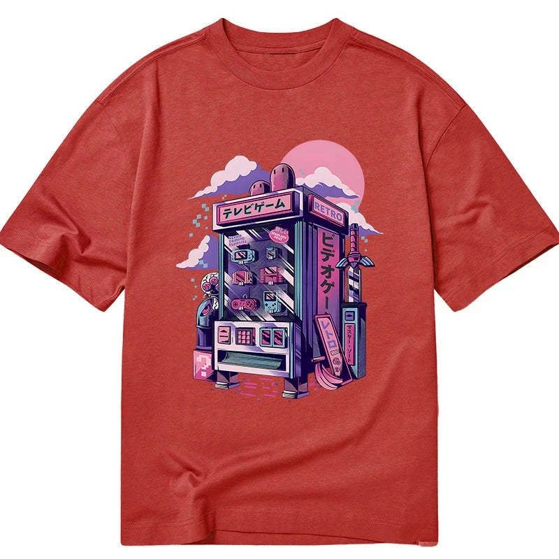 Japanese vending machine t-shirt for men