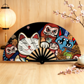 Traditional Japanese fan for home decor