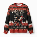 Kyoto-Lion Funny Free Hugs Fuzzy Christmas Ugly Sweatshirt