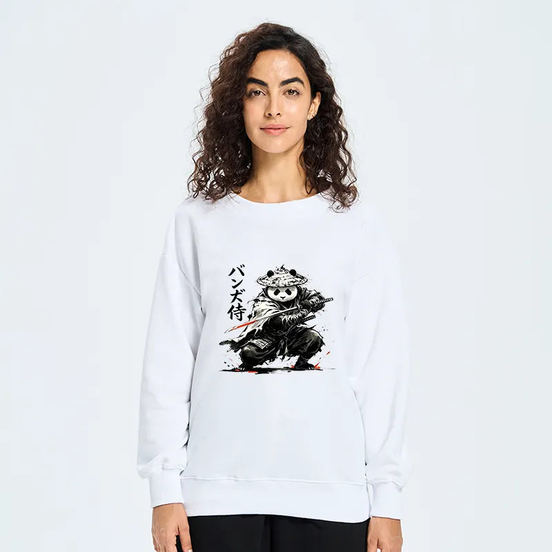 Kyoto-Lion Panda Samurai Warrior Classic Sweatshirt
