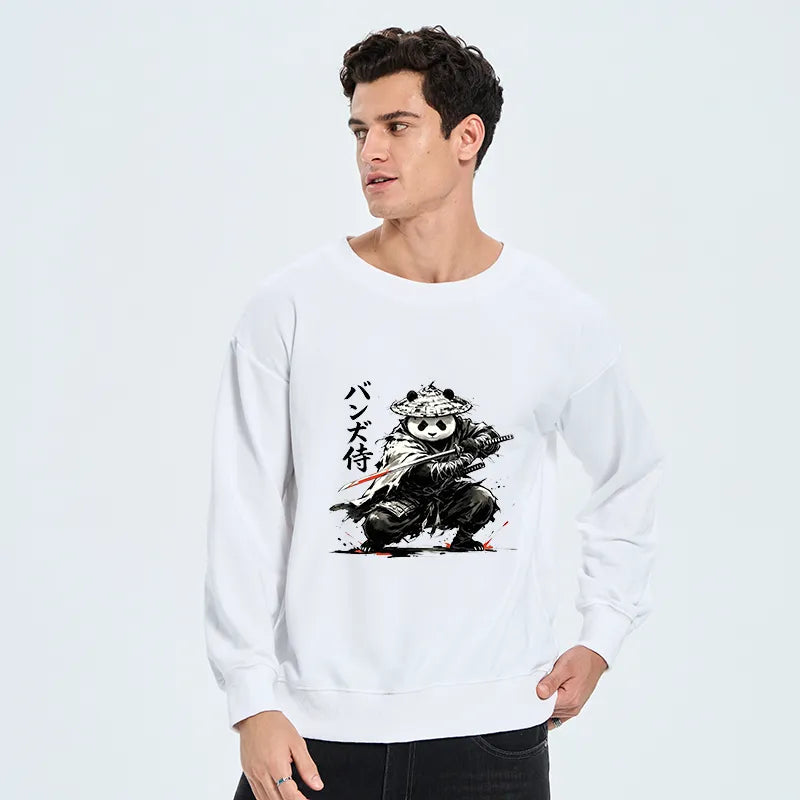 Kyoto-Lion Panda Samurai Warrior Classic Sweatshirt