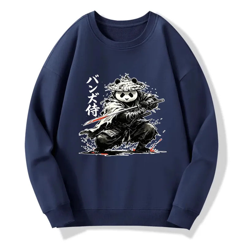 Kyoto-Lion Panda Samurai Warrior Classic Sweatshirt