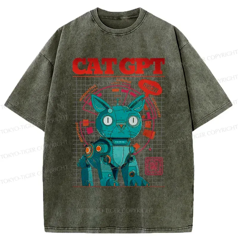 Japanese Ukiyo-e Cat Shirt New Arrival