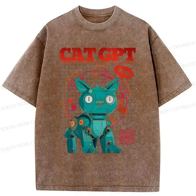 Japanese Ukiyo-e Cat Shirt New Arrival