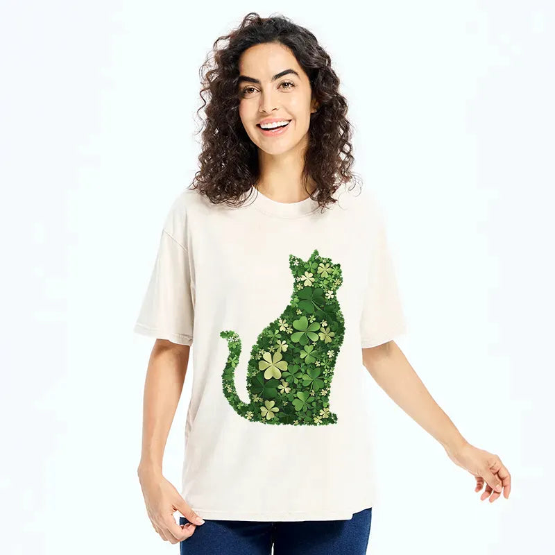 Kyoto lion cat t-shirt for daily wear