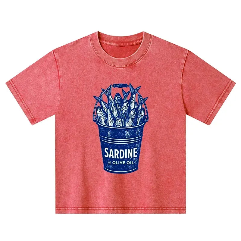 Japanese Vintage Washed Kids T-Shirt