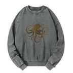 Japanese Octopus Tattoo Sweatshirt for Men