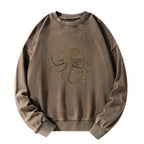 Japanese Octopus Tattoo Sweatshirt for Men