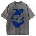 kyoto lion vintage whale tee