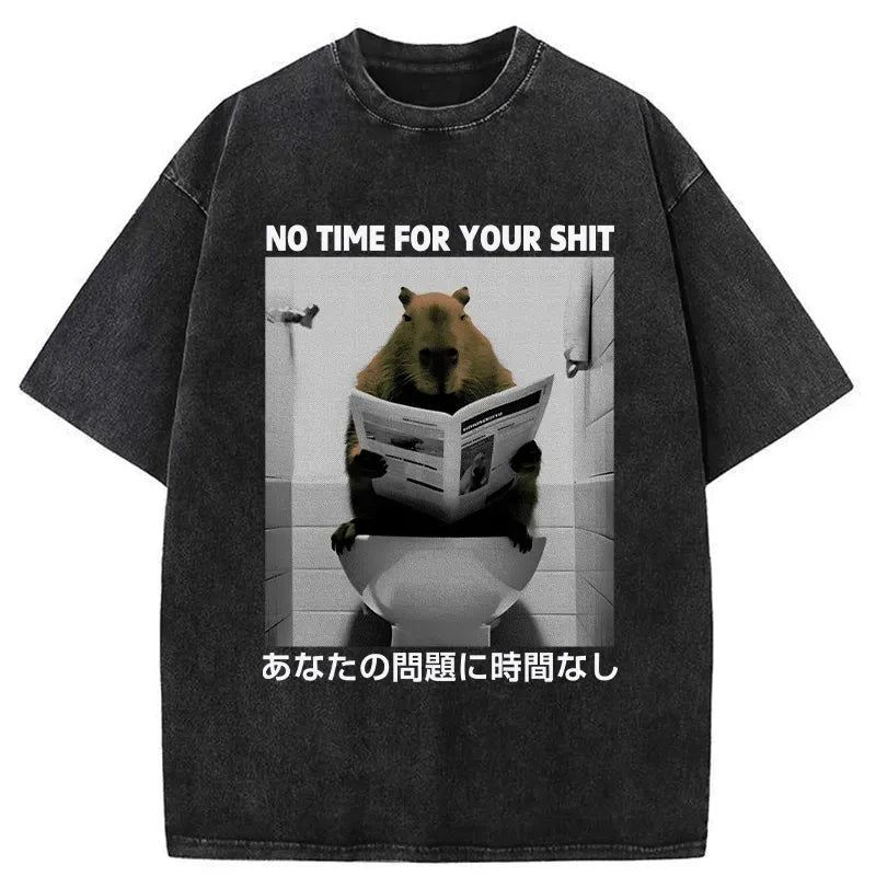 japanese washed t-shirt for daily wear
