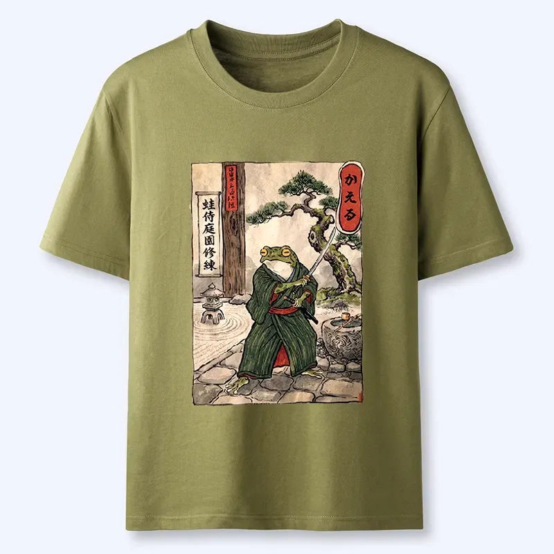 Japanese Samurai Frog Unisex T-Shirt
