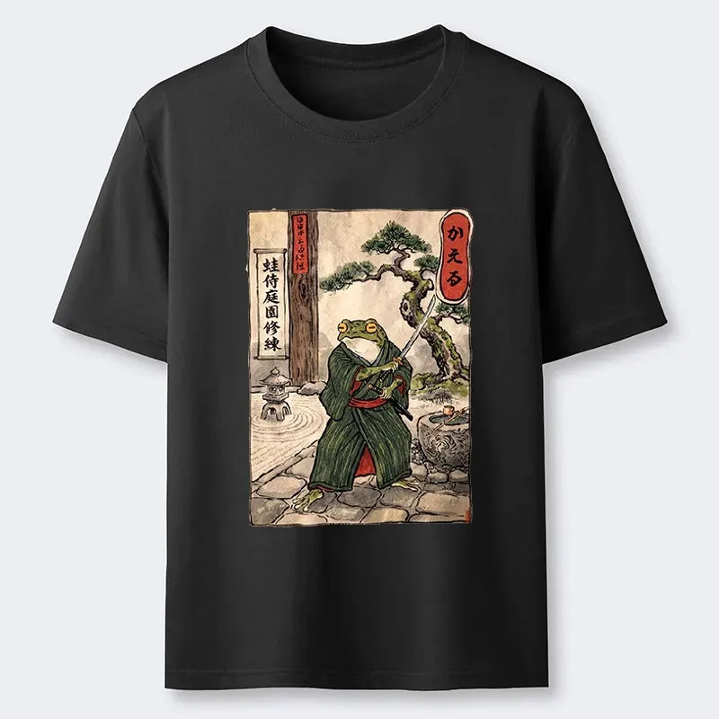 Japanese Samurai Frog Unisex T-Shirt