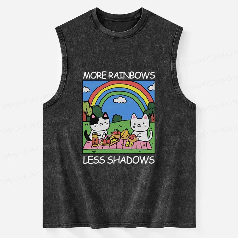 More rainbows less shadows tank top on sale