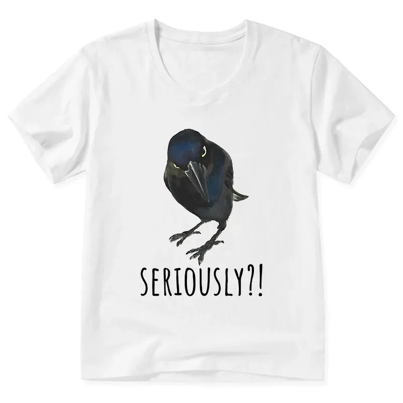 Japanese Raven V-Neck for Daily Wear
