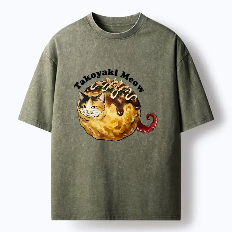 Washed unisex t-shirt for summer
