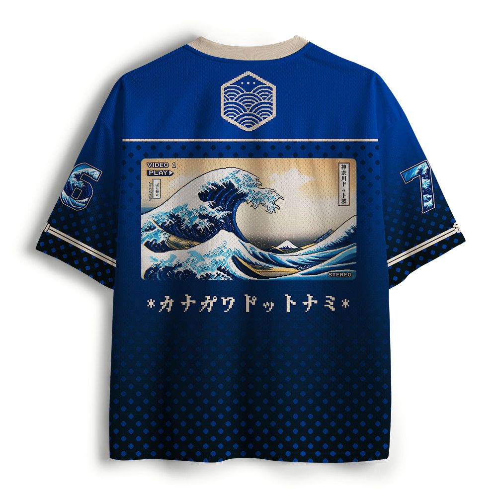 Kyoto-Lion Pixel Wave Mesh Jersey