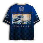 Kyoto-Lion Pixel Wave Mesh Jersey