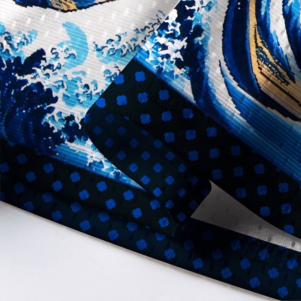 Kyoto-Lion Pixel Wave Mesh Jersey