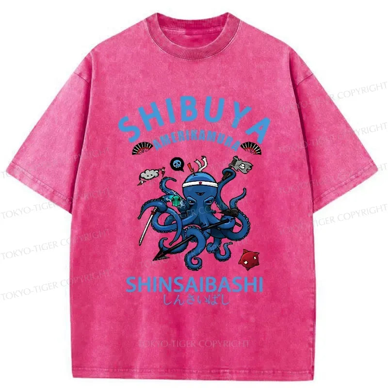 Washed Ukiyo-e Tee for Summer