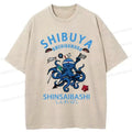 Japanese Octopus T-Shirt with Free Shipping