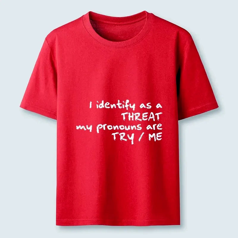 Kyoto-Lion Don¡¯t Test Me, I¡¯m A Threat Classic T-Shirt