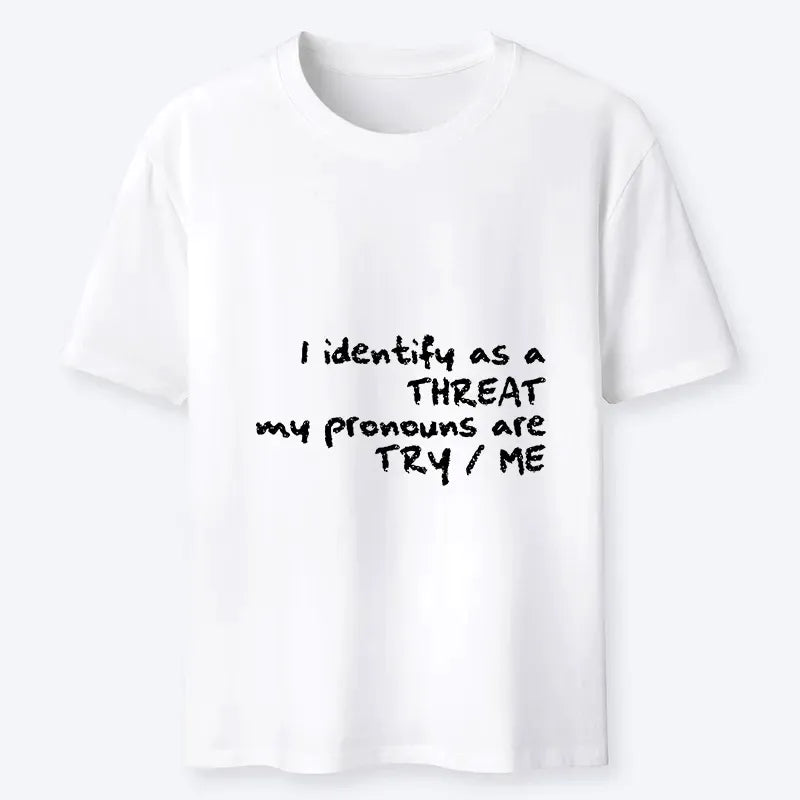 Kyoto-Lion Don¡¯t Test Me, I¡¯m A Threat Classic T-Shirt