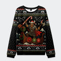 Japanese Christmas ugly sweatshirt for holiday party
