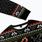 Japanese Christmas ugly sweatshirt for holiday party
