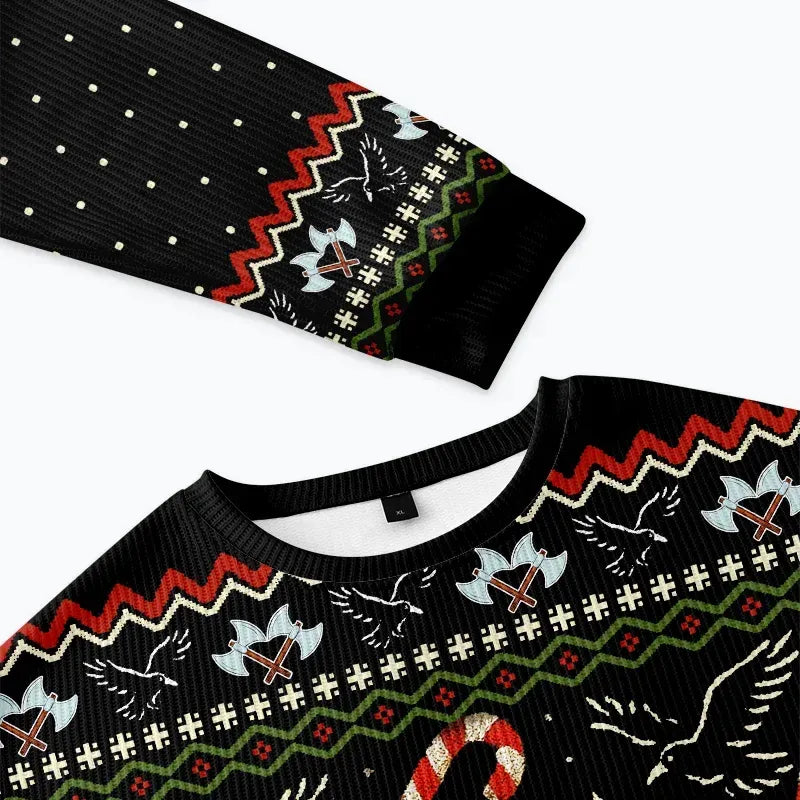 Japanese Christmas ugly sweatshirt for holiday party