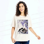 Vintage Kyoto cat tee for vacation