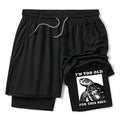 Kyoto-Lion Turtle I Quit Meme Energy Training Shorts