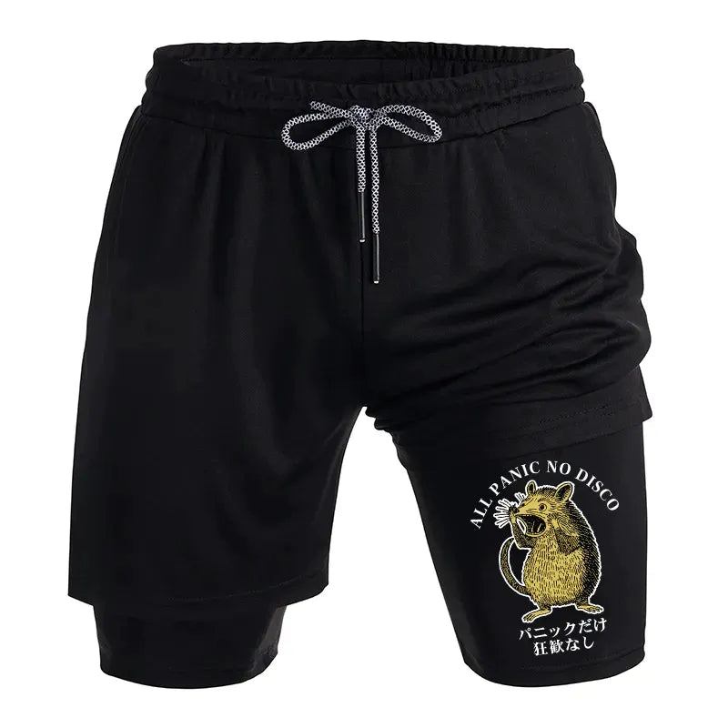 kyoto lion japanese culture training shorts