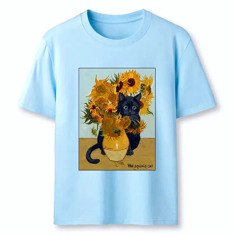 Soft Vibe Classic Cat T-Shirt for Summer