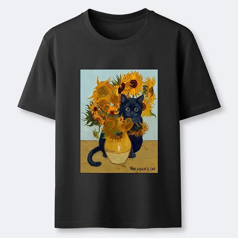 Soft Vibe Classic Cat T-Shirt for Summer