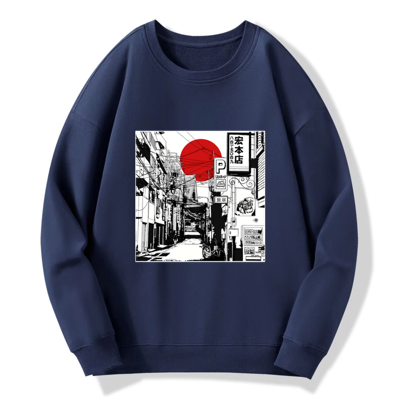 Kyoto-Lion Sunrise On The Street Sweatshirt