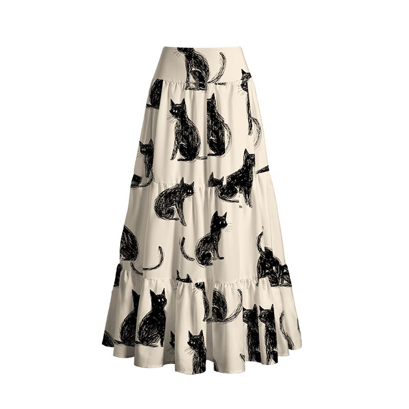 Beige 2way Skirt for Vacation
