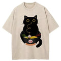 ramen loving cat shirt for vacation