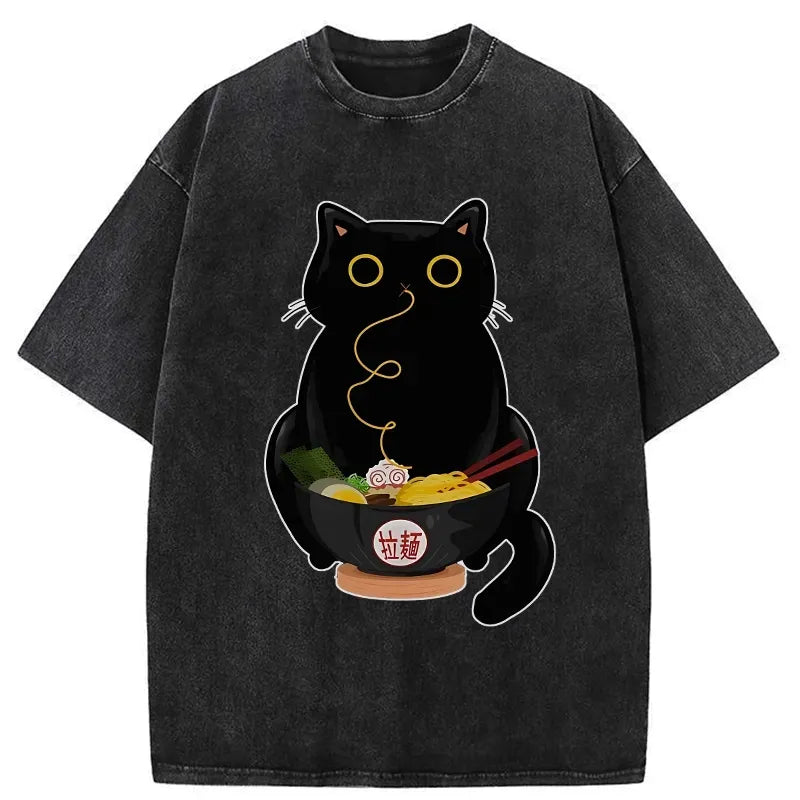 kyoto lion washed tee for streetwear