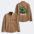 Kyoto-Lion Funny Forg Japan Men's Corduroy Work Jacket