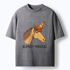 Japanese Vintage Washed T-Shirt for Summer