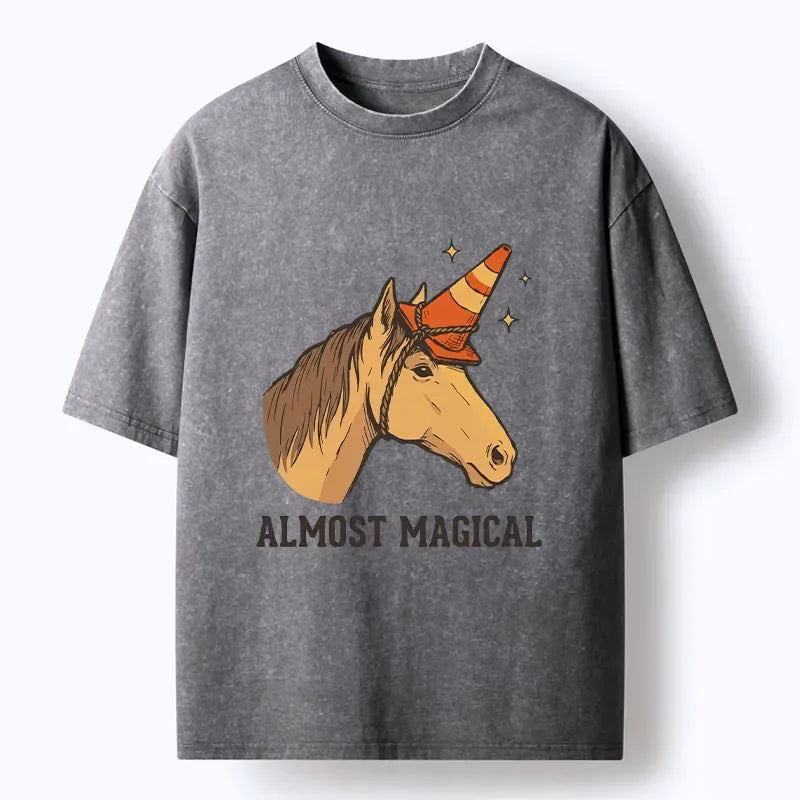Japanese Vintage Washed T-Shirt for Summer