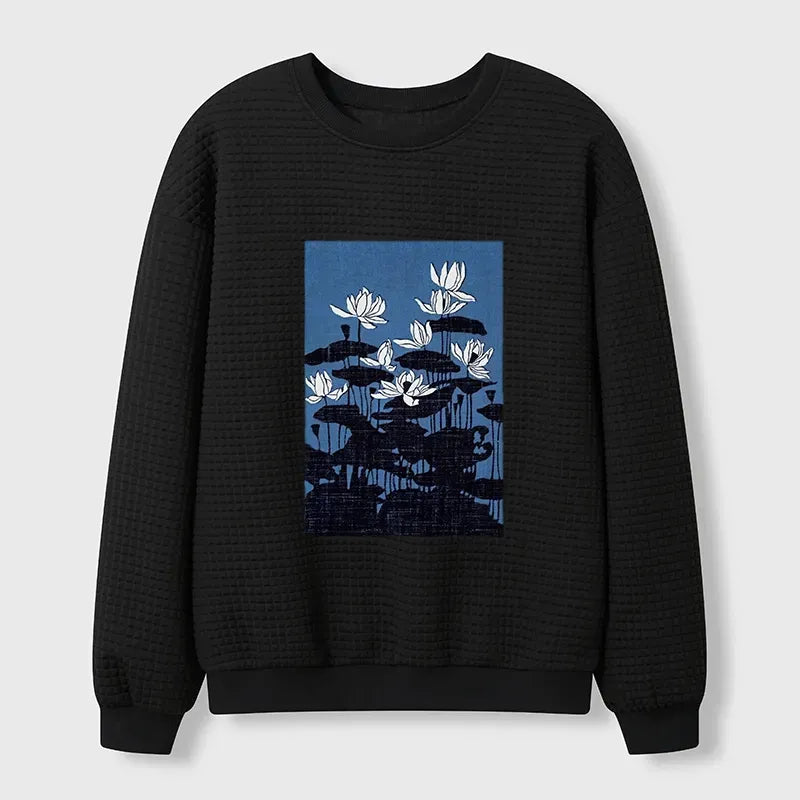 Japanese Art Sweatshirt for Daily Wear