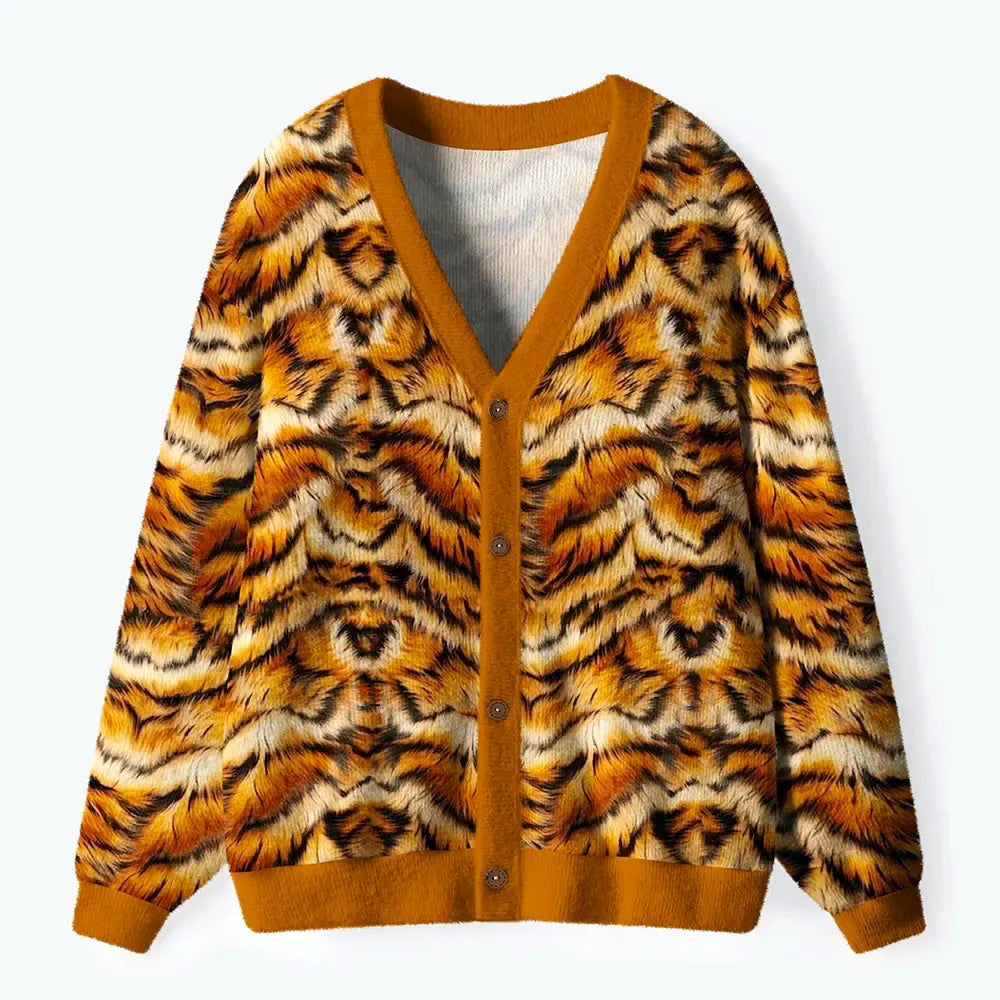 Japanese Streetwear Tiger Stripe Sweater