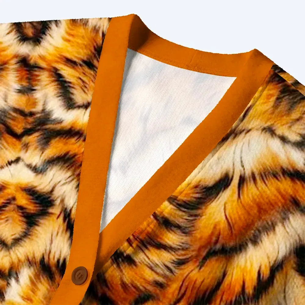 Japanese Streetwear Tiger Stripe Sweater